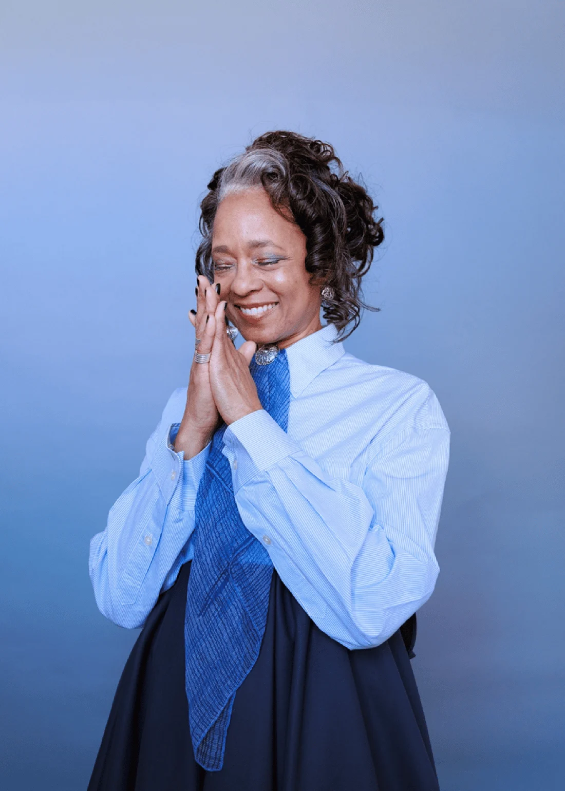 La’Treall Maddox sharing a joyful, reflective moment
